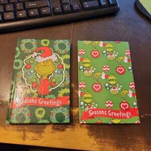 Lot of 2 GRINCH journals / notebook. Christmas  New